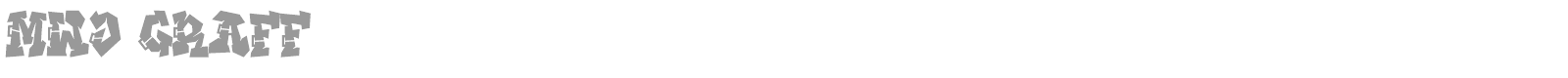 Mwd Graff font preview